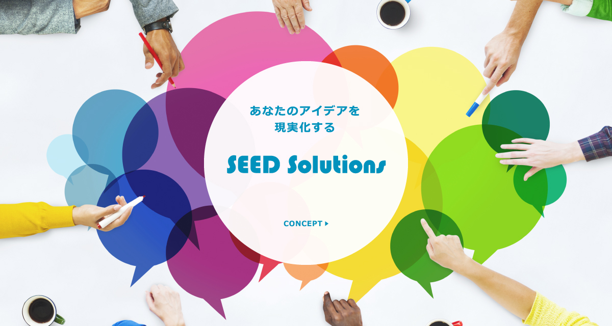 あなたのアイデアを現実化する SEED Solutions Smart RT System Service Robots