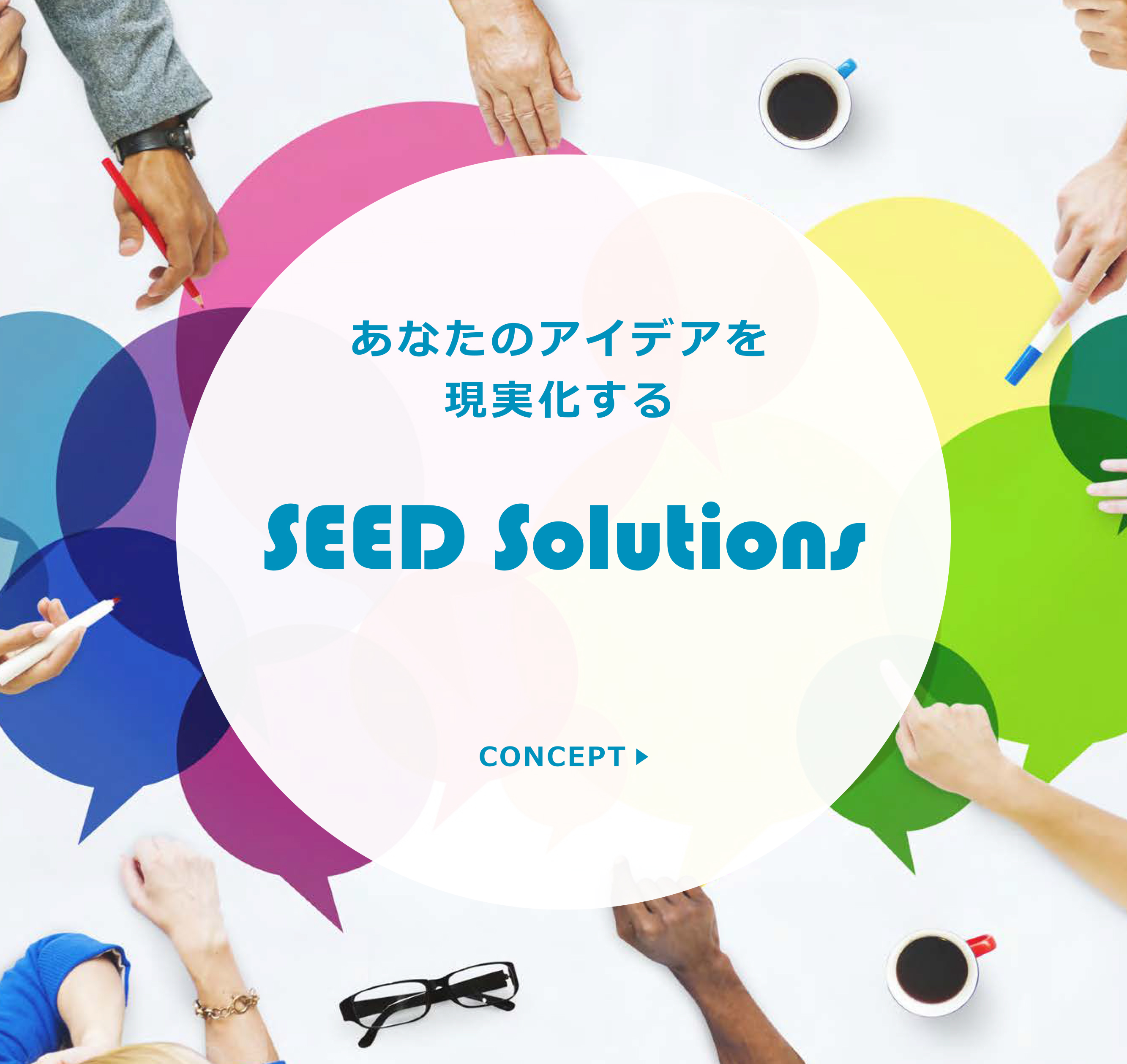 あなたのアイデアを現実化する SEED Solutions Smart RT System Service Robots